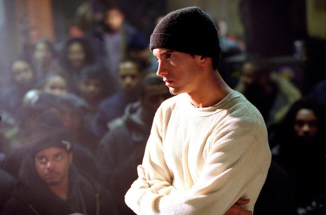 8 MILE - Eminem photo on stage