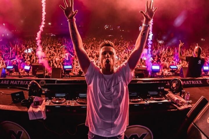 Nicky Romero press photo on stage