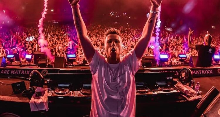 Nicky Romero press photo on stage