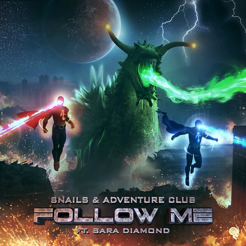 Snails & Adventure Club – “Follow Me” feat. Sara Diamond artwork