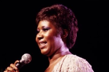 Aretha Franklin performs at Radio City Music Hall in 1982.