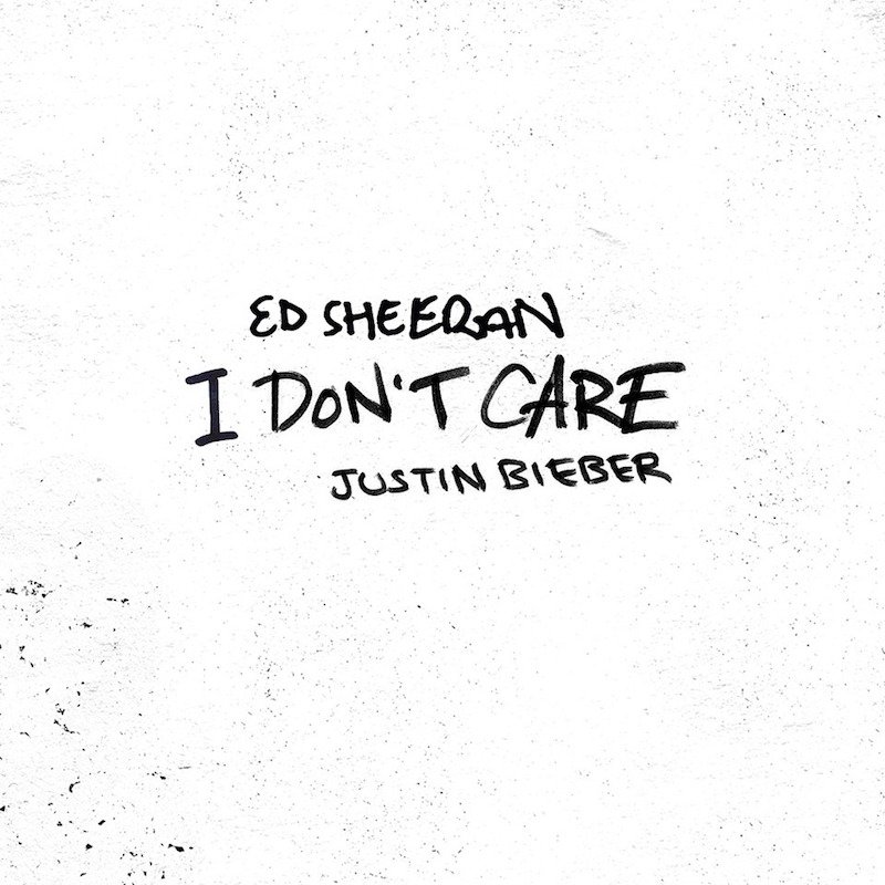 Ed Sheeran & Justin Bieber - “I Don't Care” artrwork