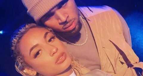 DaniLeigh + Chris Brown photo