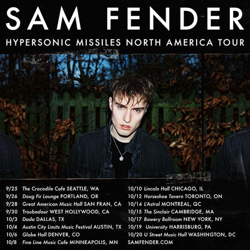 Sam Fender + “Hypersonic Missiles” + North American Tour