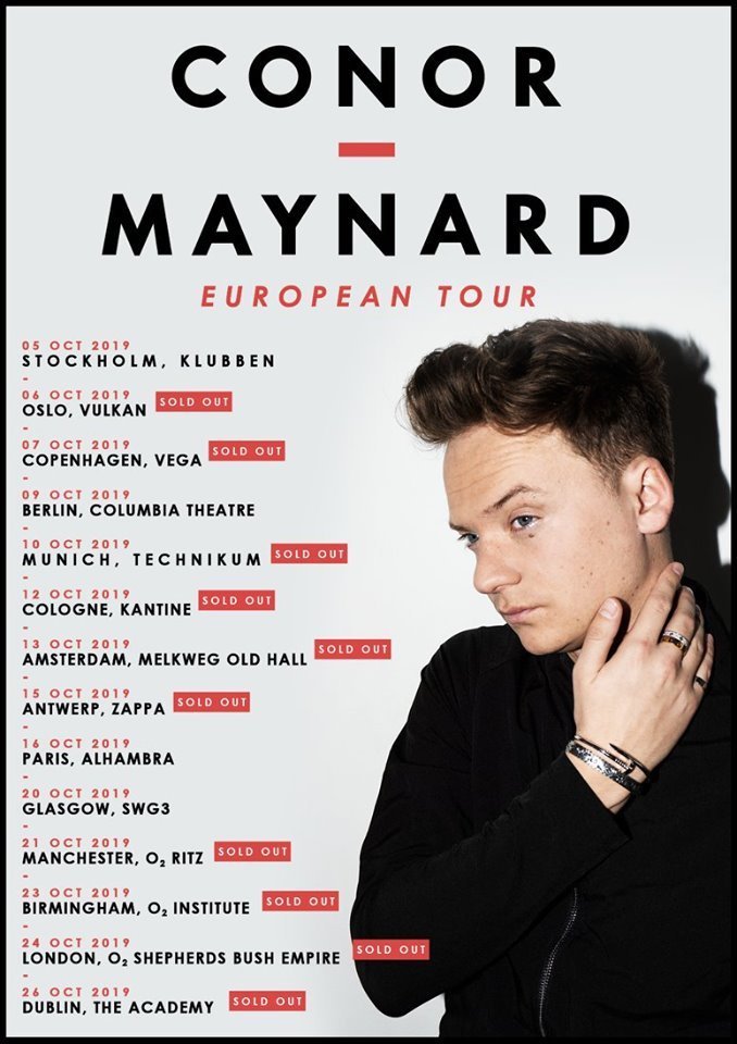 Conor Maynard European Tour