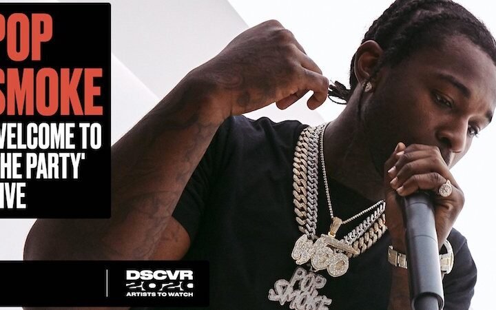 Pop Smoke – “Welcome To The Party” banner