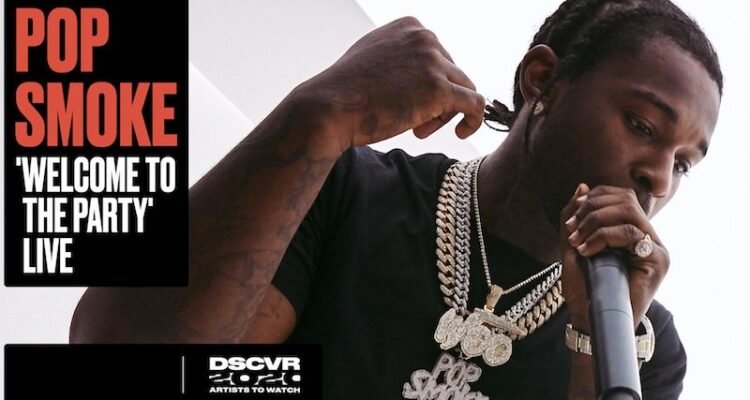 Pop Smoke – “Welcome To The Party” banner