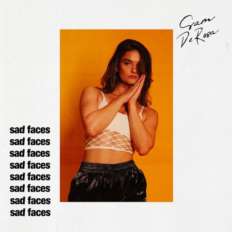 Sam DeRosa - “Sad Faces” cover art by Naserin Bogado