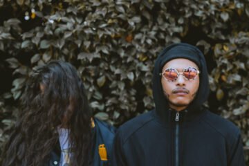 Yellow Trash Can press photo