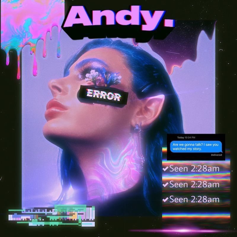 Courtney Paige Nelson's “Andy.” song cover art.