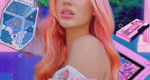 Peach PRC press photo with animated images.