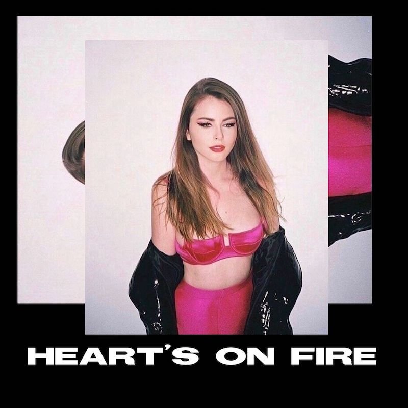 Zyra - “Heart’s On Fire” song cover art
