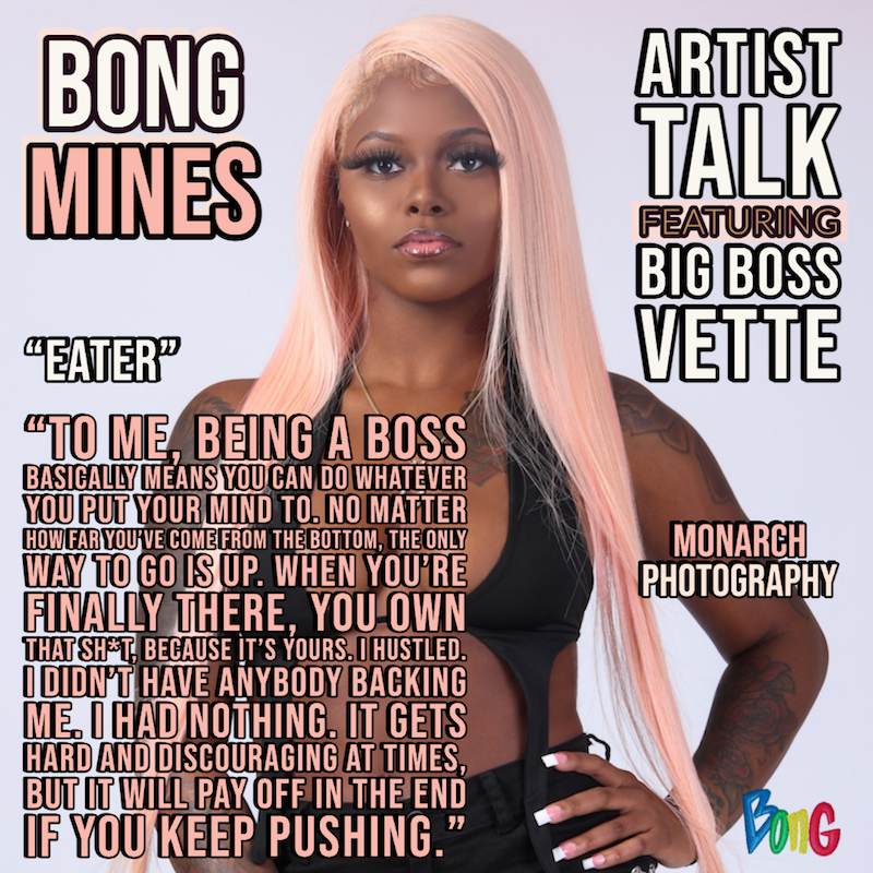 Big Boss Vette Bong Mines Artist Talk cover