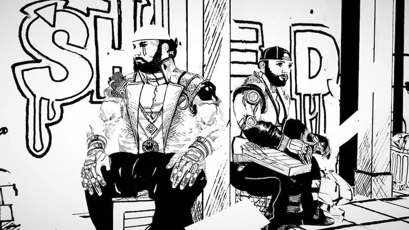 Maro Music, Raekwon, and Ghostface Killah - “Throwback Boogie” press artwork