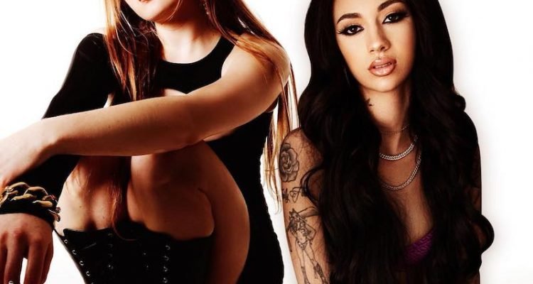 Olivia Lunny & Bhad Bhabie - “VIBE CHECK” press photo