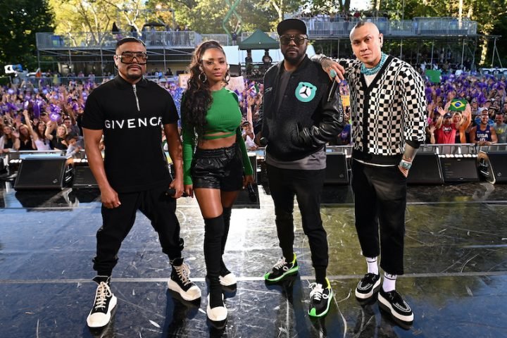 Black Eyed Peas press photo via Good Morning America Summer Concert Series
