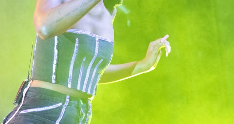 Flo Milli press photo performing at Atlanta's Center Stage Theater