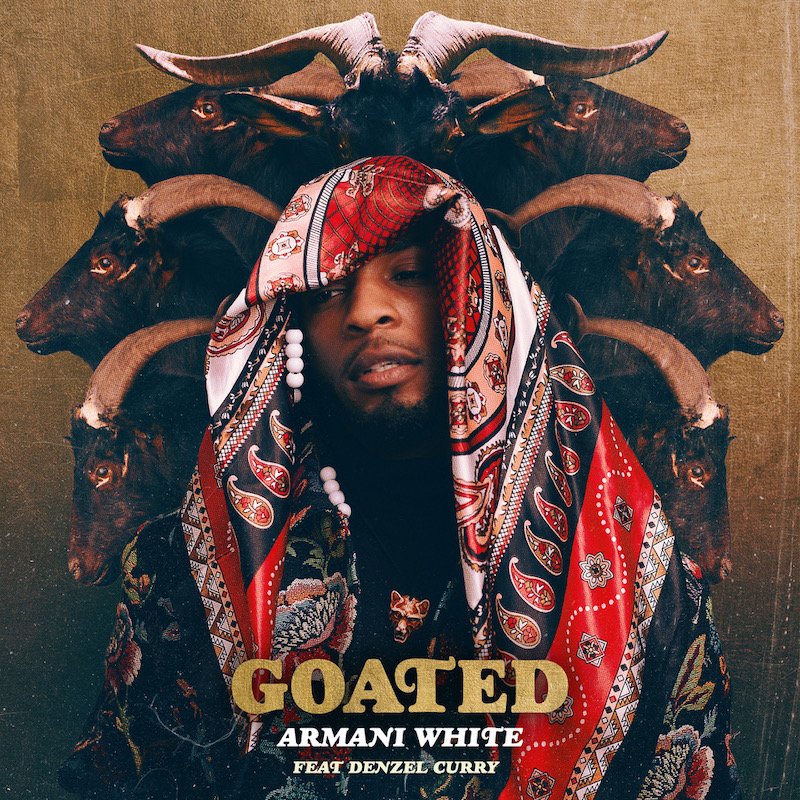 Armani White - “GOATED.” front cover