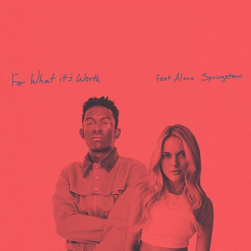 BRELAND - “For What It's Worth (featuring Alana Springsteen) cover art