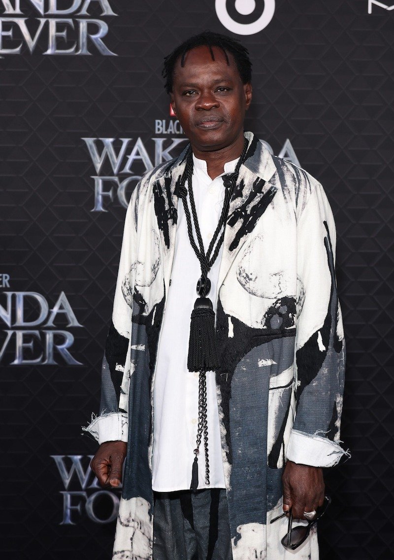 HOLLYWOOD, CALIFORNIA - OCTOBER 26: Baaba Maal attends Marvel Studios' "Black Panther: Wakanda Forever" premiere at Dolby Theatre on October 26, 2022 in Hollywood, California.