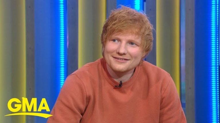 Ed Sheeran on Good Morning America