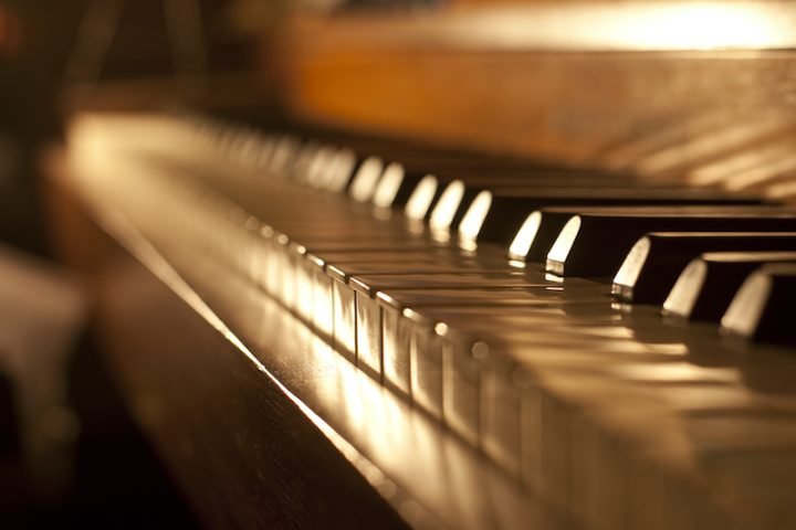 Piano keys on an antique piano played by The Buena Vista Social Club of Cuba