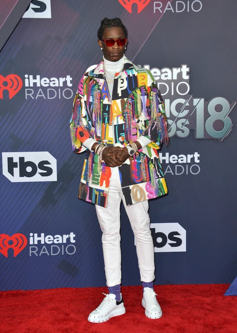 Young Thug at the 2018 iHeartRadio Music Awards at The Forum, Los Angeles, USA 11 March 2018