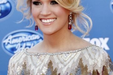 Carrie Underwood at the American Idol Finale at the Nokia Theater in Los Angeles, California on May 25, 2011.