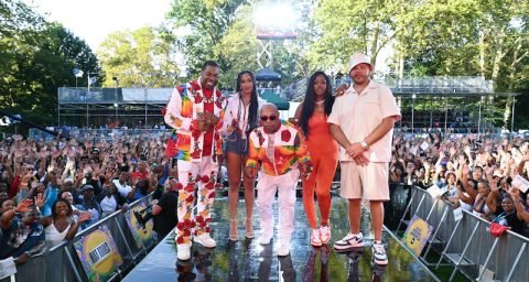 Fat Joe, Remy Ma, and Busta Rhymes ft. BIA perform on Good Morning America's Summer Concert Series