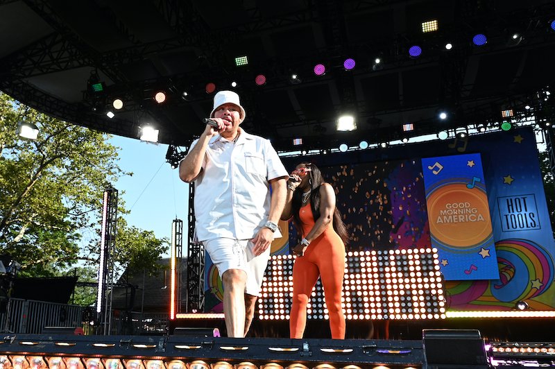 Fat Joe and Remy Ma perform on Good Morning America's Summer Concert Series