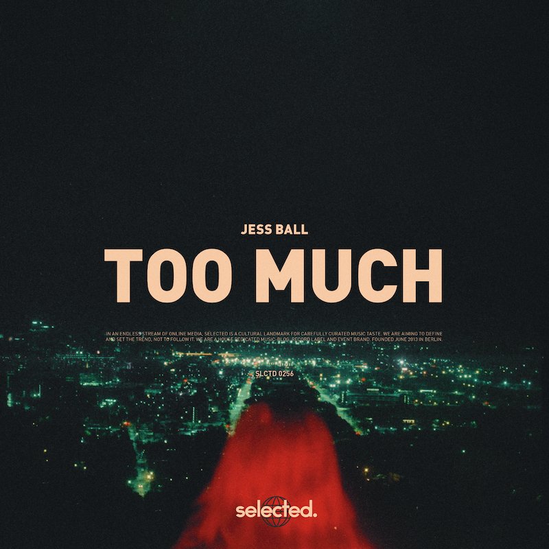 Jess Ball - “Too Much” cover art