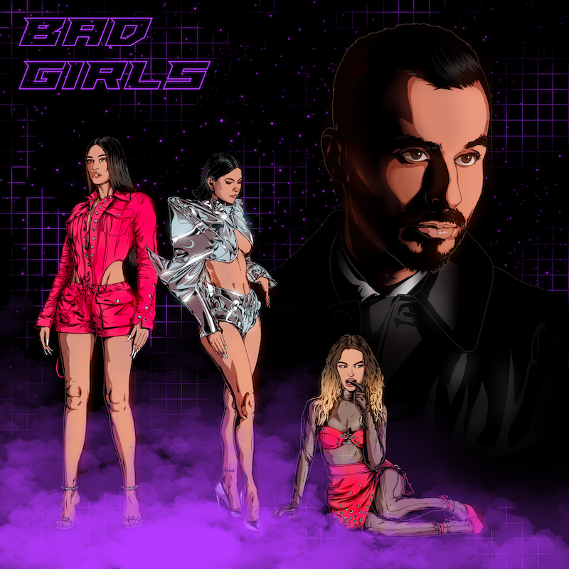 SICKOTOY, INNA, and Antonia - “Bad Girls” cover art featuring Eva Timush