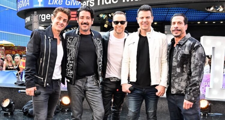 Good Morning America Summer Concert Series New Kids on the Block press photo