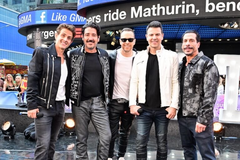 Good Morning America Summer Concert Series New Kids on the Block press photo