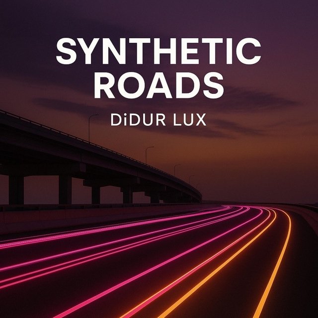 DiDur Lux “Synthetic Roads” Album cover art