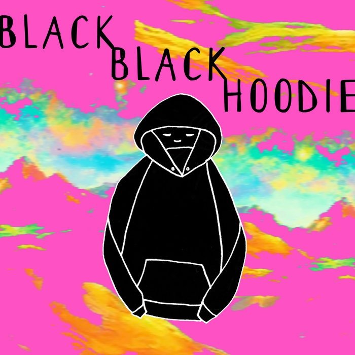 The Reverb Junkie Black Black Hoodie cover art