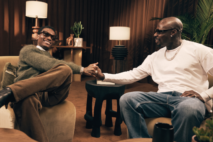 Aske and Wizkid BTS Instagram Close Friends Only podcast photo #4