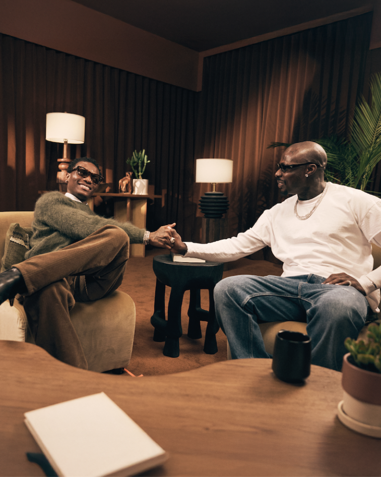 Aske and Wizkid BTS Instagram Close Friends Only podcast photo #4