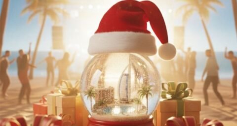 Raisa Knusel - It's Christmas in Dubai - cover art