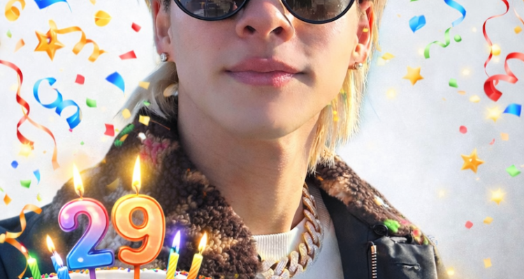 Sho Hirano of Number_i celebrating his 29th birthday, portrait photo of the Japanese singer and actor